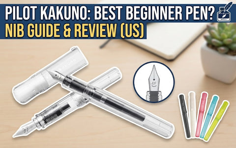 Pilot Kakuno Fountain Pen for Beginners: EF vs F vs M Nib Guide