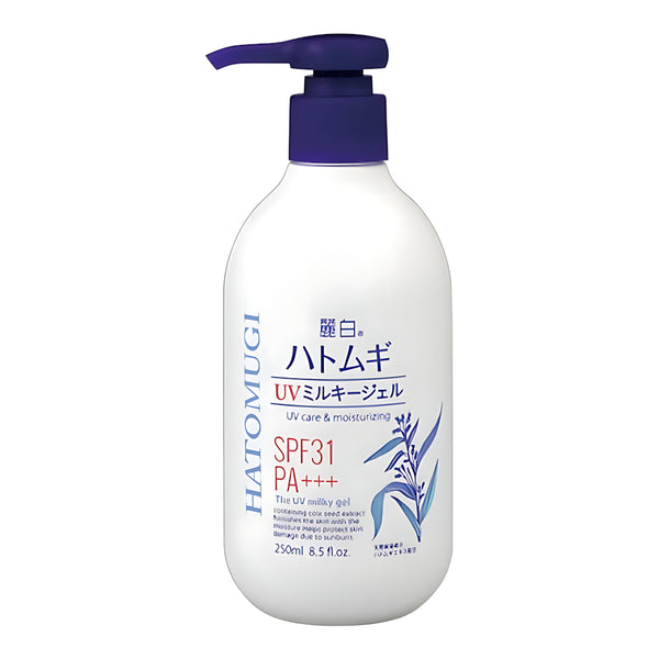 Kumano Yushi Reihaku Hatomugi UV Milky Gel