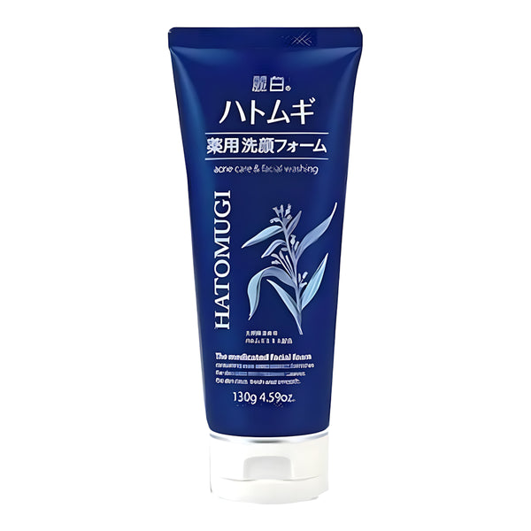 Kumano Yushi Reihaku Hatomugi Medicated Face Wash Foam
