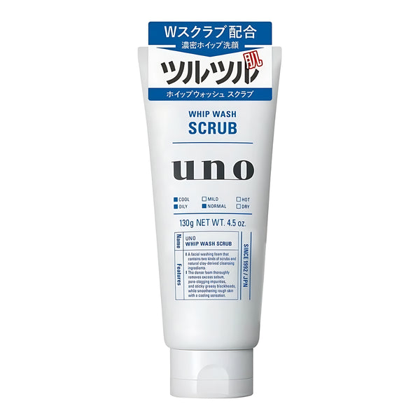 UNO Whip Wash Scrub f Facial Cleanser 130g