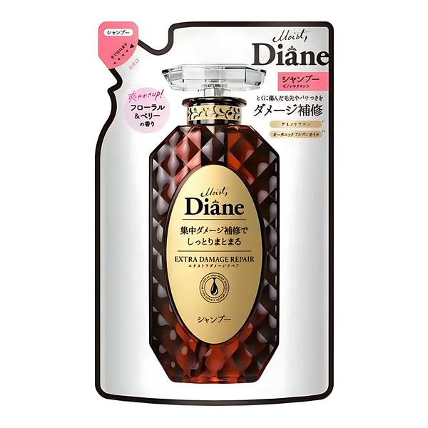 Diane Perfect Beauty Extra Damage Repair Shampoo Floral & Berry Refill