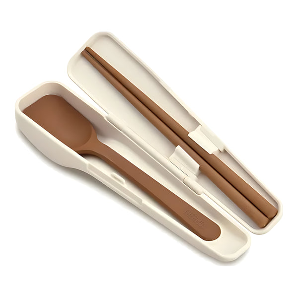 Thermos Spoon and Chopsticks Set Pure White