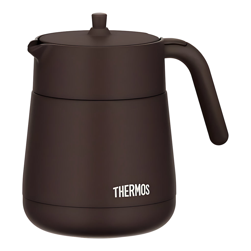 Thermos Vacuum Insulated Tea Pot Brown