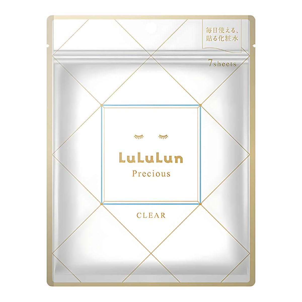 Lululun Precious WHITE (Brightness Switch) Face Mask 7 Sheets