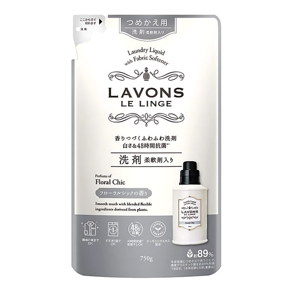 Lavons Fabric Softener Detergent Floral Chic Refill