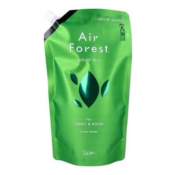 Air Forest Refresh Mist Fabric Deodorizer Forest Green Refill 540ml S.T. Corporation