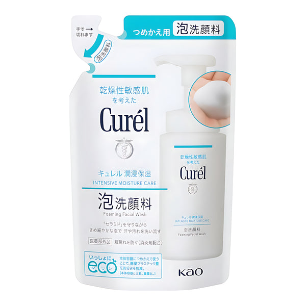 KAO Curel Intensive Moisture Care Foam Face Wash Refill