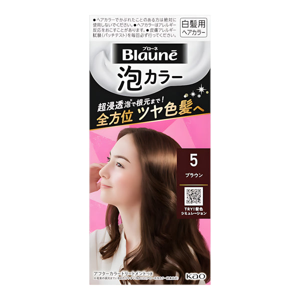 KAO Blaune Foam Hair Color 5 Brown