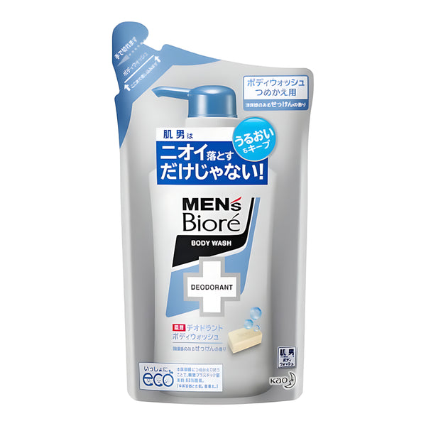 KAO Men's Biore Deodorant Body Wash Soap Scent Refill