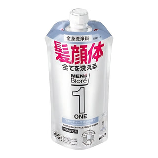 Kao Men's Bioré ONE All-in-One Body Wash Refill Fruity Savon Scent