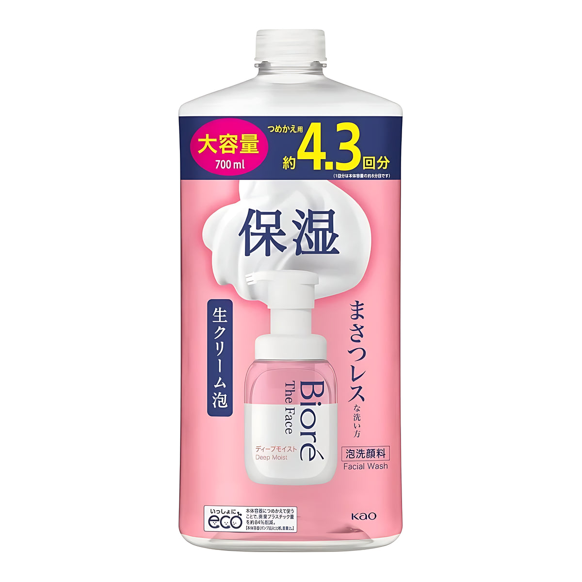 Kao Bioré The Face Foaming Facial Cleanser Deep Moist Refill