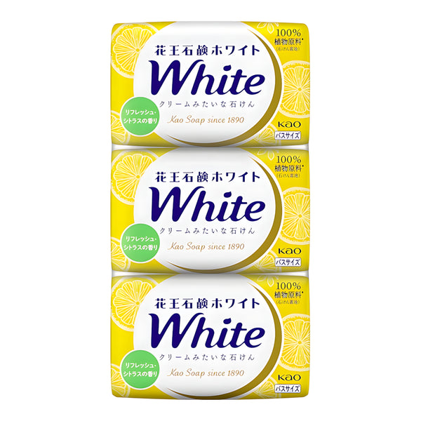 KAO White Refresh Citrus Bath Size Soap Bar