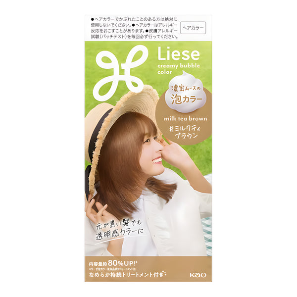 KAO Liese Foam Hair Color Milk Tea Brown