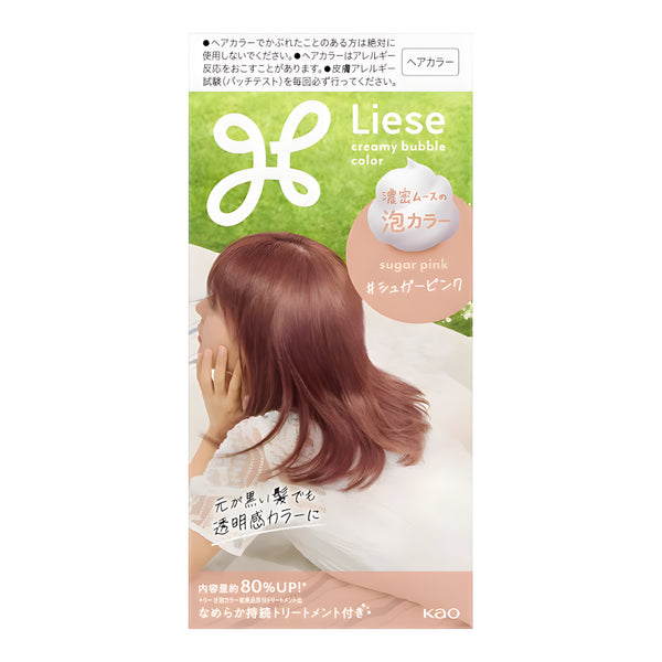KAO Liese Foam Hair Color Sugar Pink
