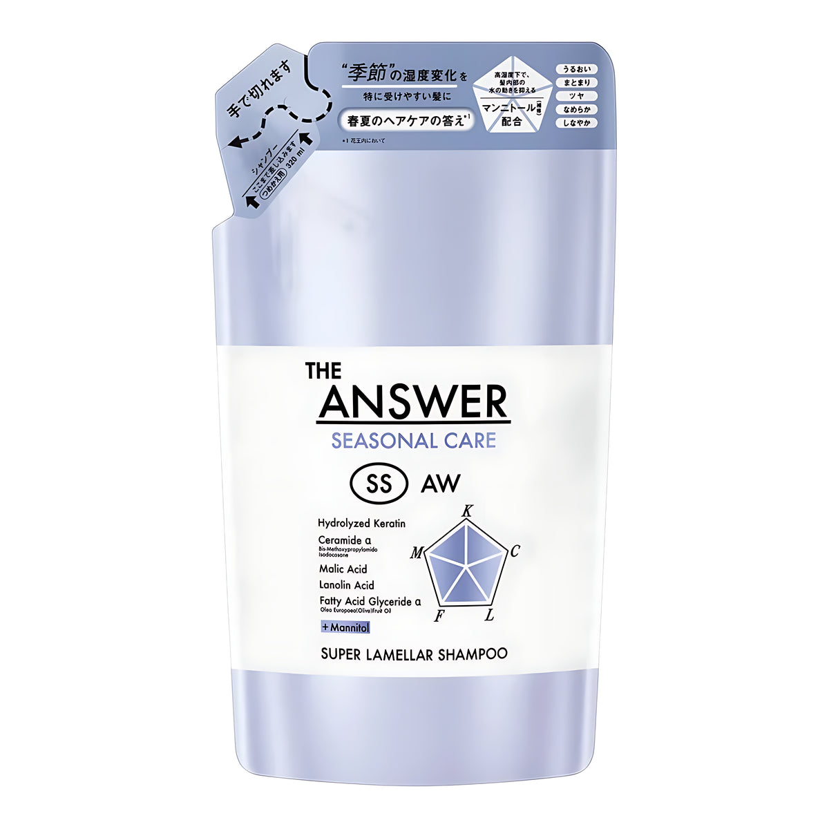 Kao THE ANSWER Seasonal Care SS Super Lamella Shampoo Refill