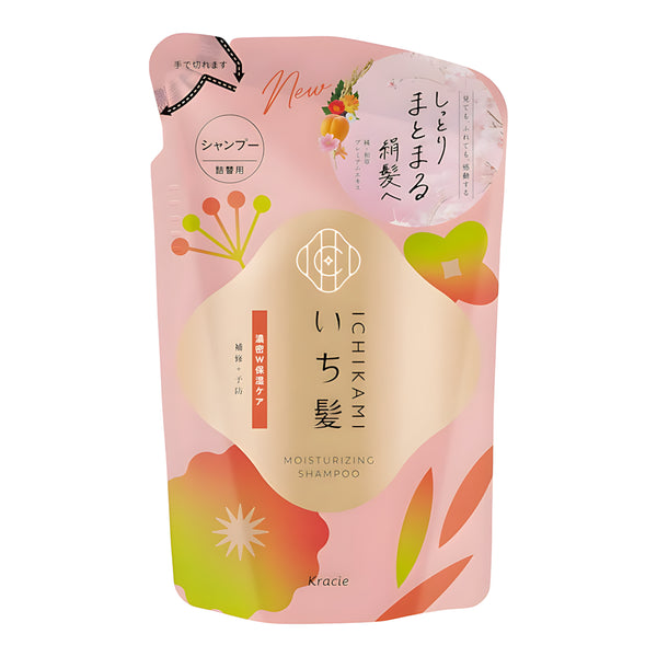 KRACIE ICHIKAMI Dense W Moisture Care Shampoo Refill