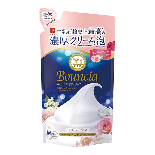 COW BRAND Bouncia Body Soap Airy Bouquet Refill 360mL