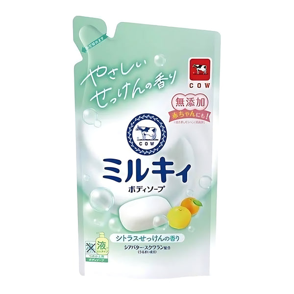 COW BRAND Milky Body Soap Citrus Soap Scent Refill 360ml