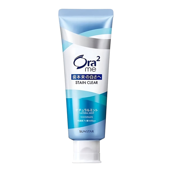 SUNSTAR Ora2 me Stain Clear Paste Natural Mint Whitening Toothpaste 130g