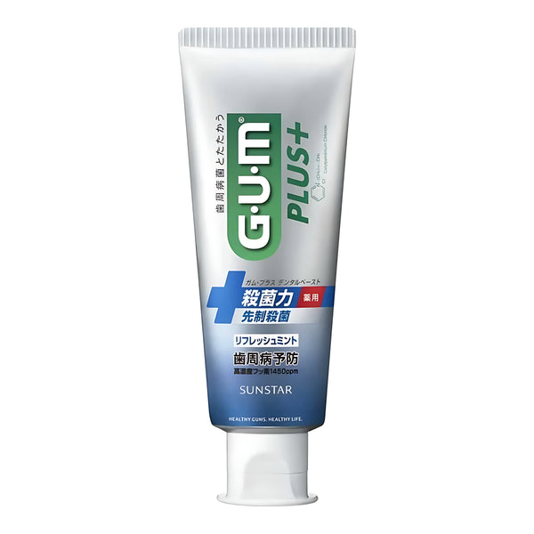 SUNSTAR GUM Plus Dental Paste Refresh Mint Medicated Toothpaste 120g