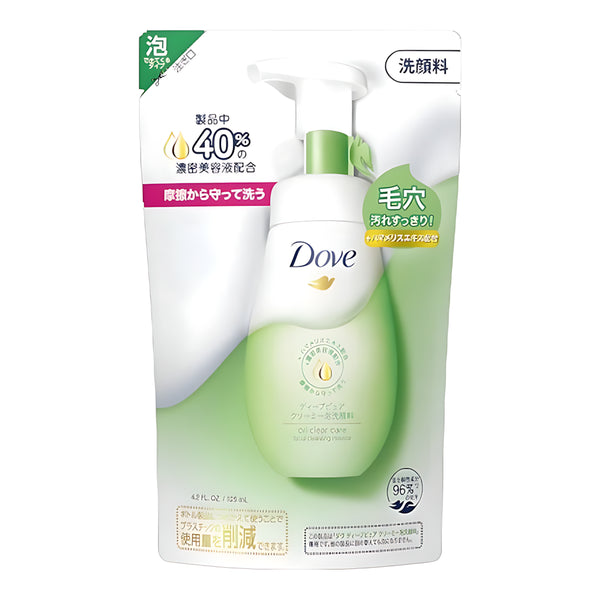 Unilever Dove Deep Pure Creamy Foam Face Wash Refill 136g