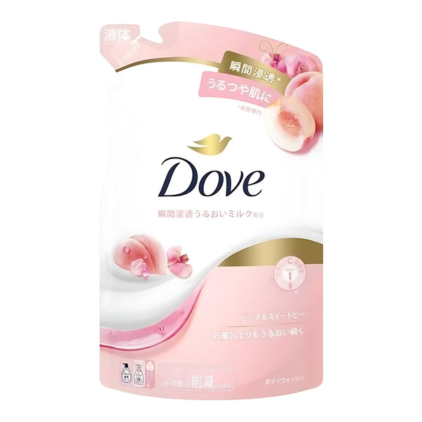 Dove Body Wash Peach & Sweet Pea Refill 330g