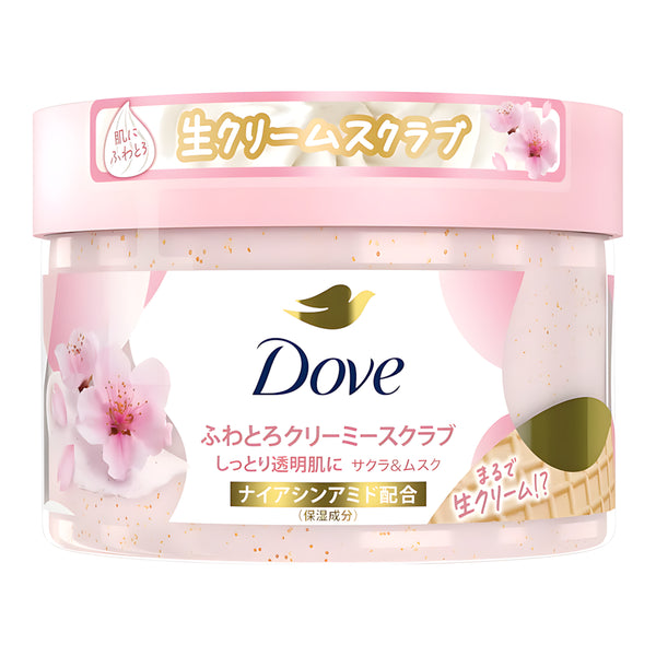 Unilever Dove Creamy Scrub Sakura & Musk