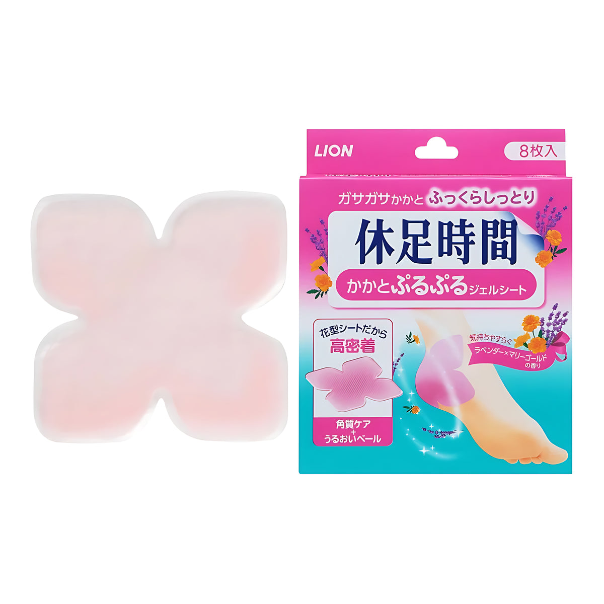 Lion Kyusoku Jikan Heel-Softening Gel Sheets