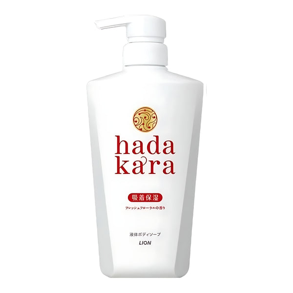 Lion hadakara Body Soap Fresh Floral Scent
