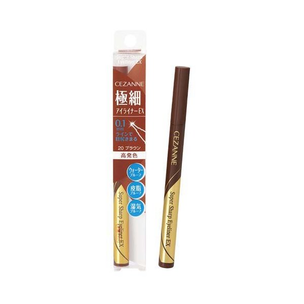 CEZANNE Super Sharp Eyeliner EX20 Brown