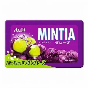 Asahi MINTIA Grape Breath Mint Tablets 50 Tablets 7g