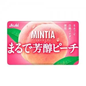 Asahi MINTIA Marude Houjun Peach Breath Mint Tablets 50 Tablets 7g