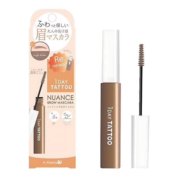 K-Palette 1DAY TATTOO Nuance Brow Mascara a 03 Foggy Brown