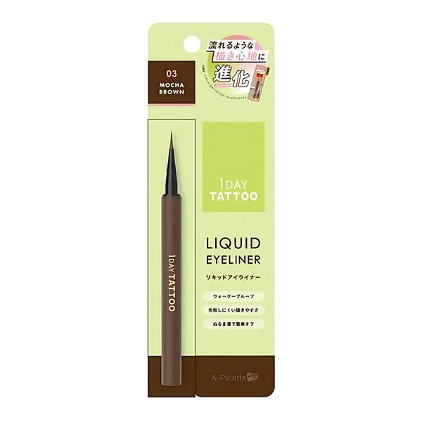 K-Palette 1DAY TATTOO Liquid Eyeliner a 03 Mocha Brown