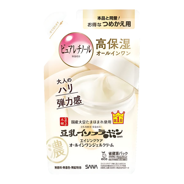 SANA Nameraka Honpo Wrinkle Gel Cream N Refill 100g