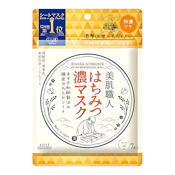 KOSE CLEAR TURN Bijin Shokunin Honey Mask