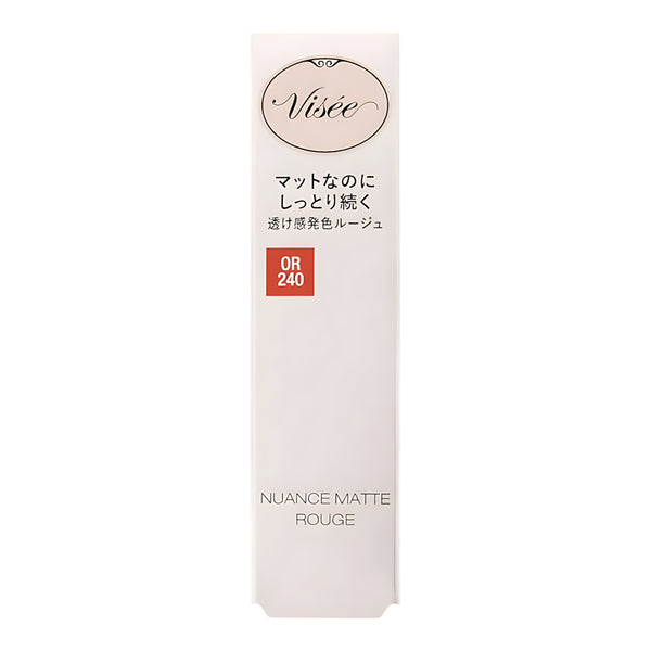 KOSE VISEE Nuance Matte Rouge 240 Dusty Orange