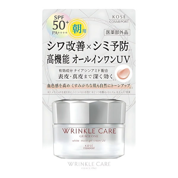KOSE GRACE ONE Wrinkle Care White Moist Gel Cream UV