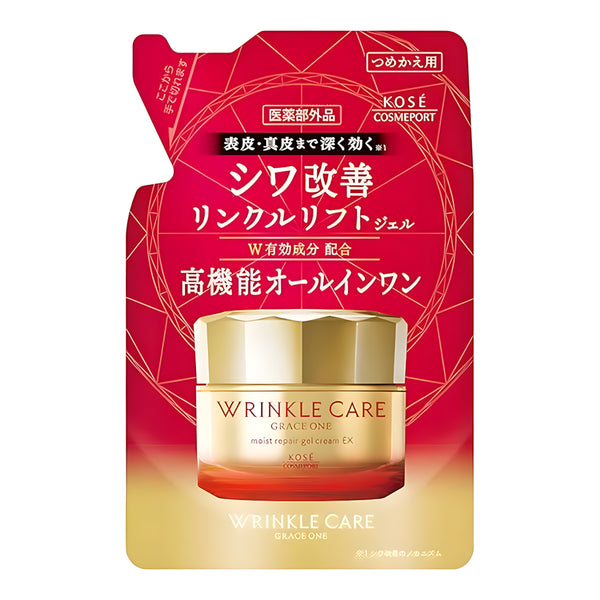 KOSE GRACE ONE Wrinkle Care Moist Repair Gel Cream EX Refill