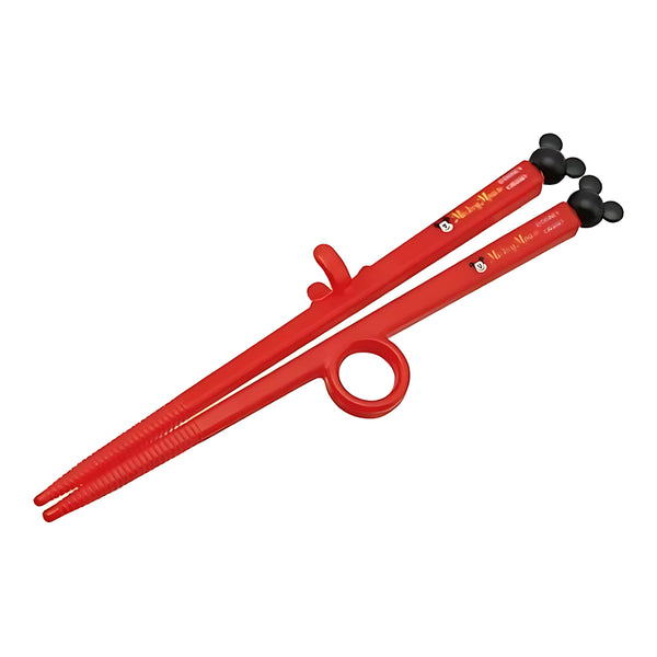 Skater Die-Cut Training Chopsticks Right-Handed Mickey Mouse