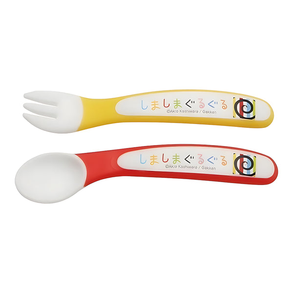 Skater Kids Spoon and Fork Set Shimashima Guruguru
