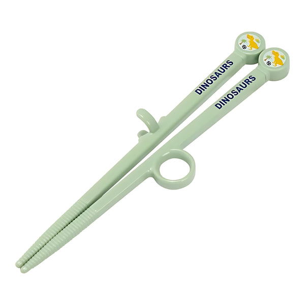 Skater Die-Cut Training Chopsticks Right-Handed Dinosaur