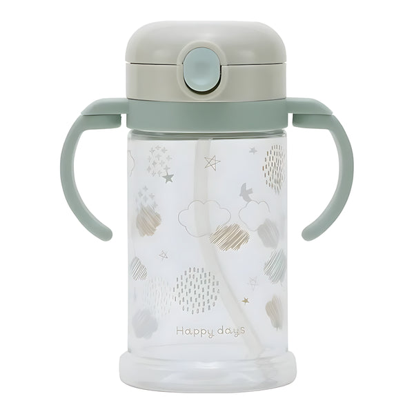 Skater Foldable Handle Straw Mug Happy Days