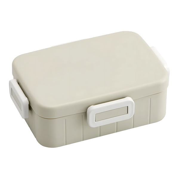 SKATER Antibacterial 4-Point Locking Lunch Box Muted Gray