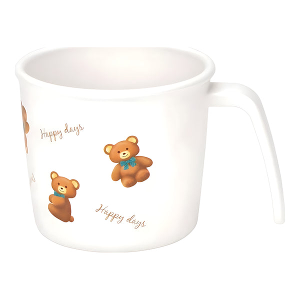 Skater Antibacterial Baby Cup with Handle Plush Bear