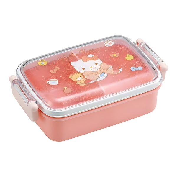 Skater Big Ribbon Dome-Lid Antibacterial Kids Lunch Box Hello Kitty