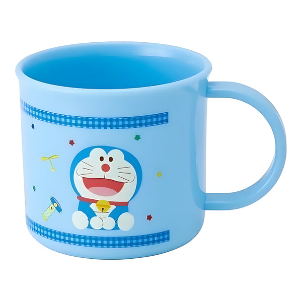 Skater Gingham Antibacterial Kids Cup Doraemon