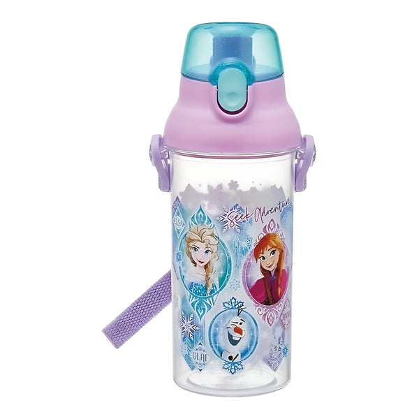 SKATER Frozen 25 Dishwasher-Safe Clear Plastic Bottle