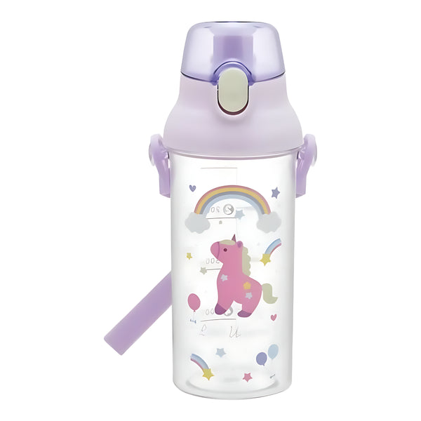 Skater Little Unicorn Drink Marker Water Bottle