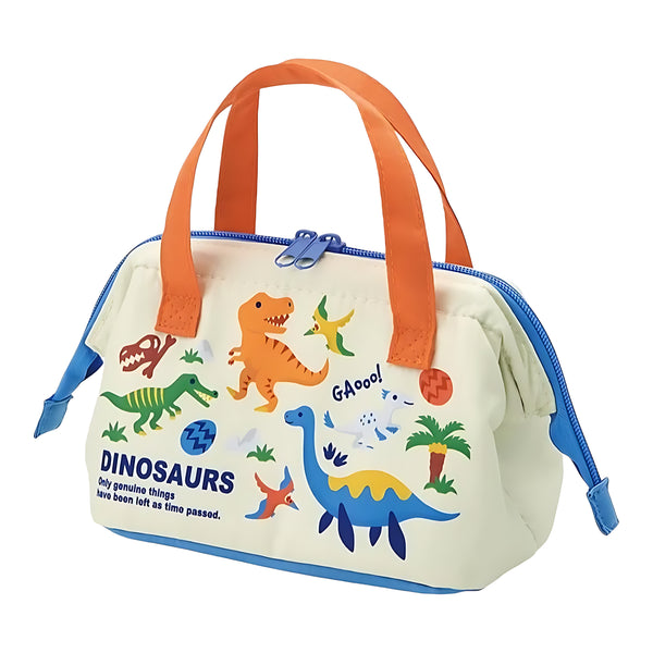 SKATER Dino Children's Clasp-Top Lunch Bag KGA0